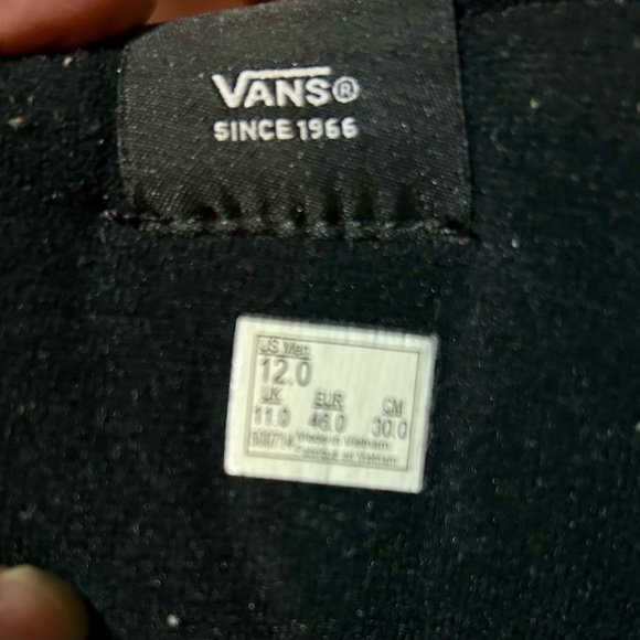 Vans high top - black - size 12 - Picture 6 of 6